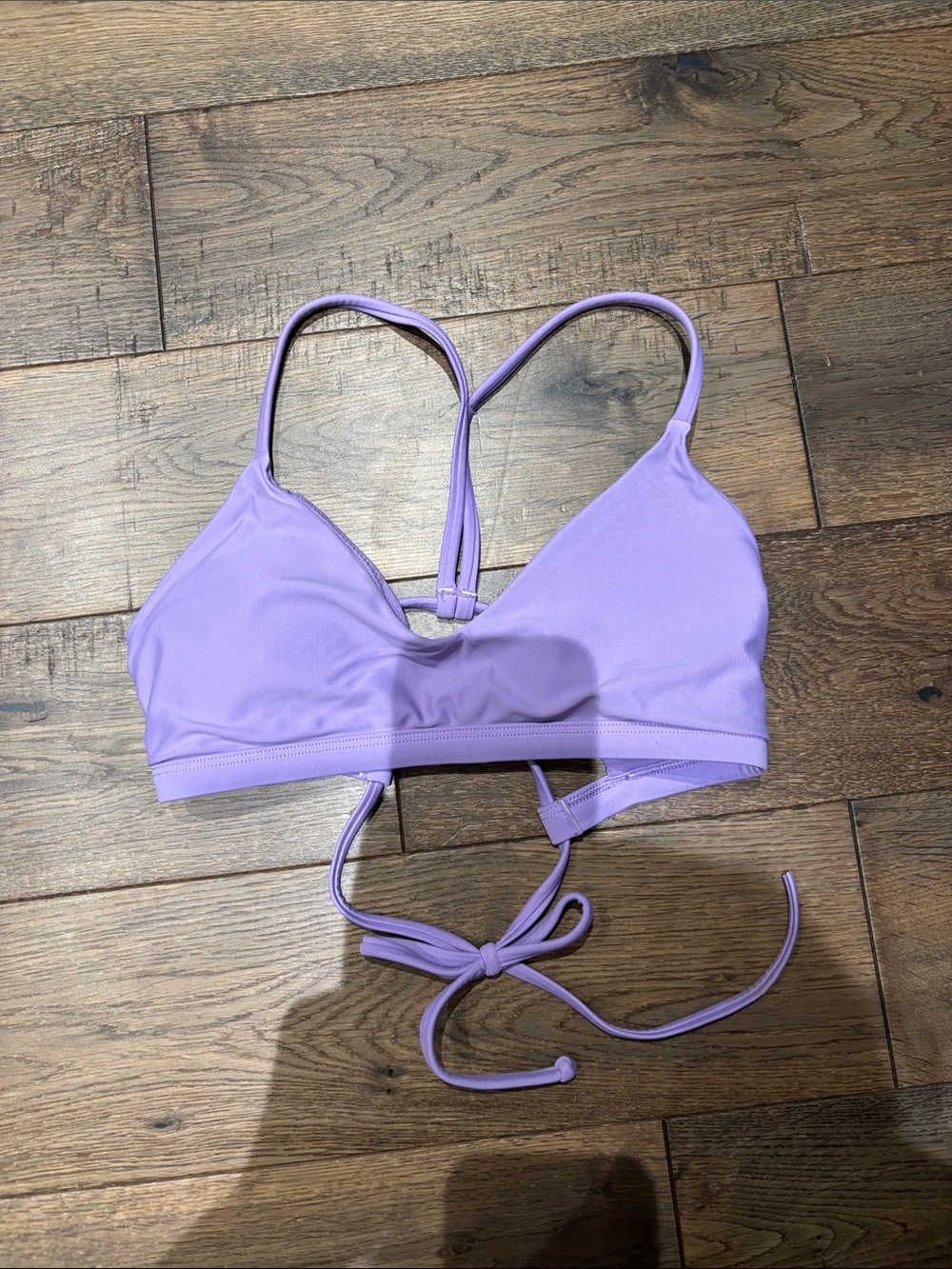 Lilac women’s bikini top